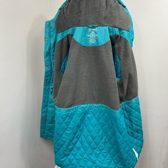 LL Bean Teal Winter Warmer Jacket - Picture 8 of 13